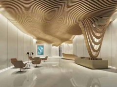 弧形木紋鋁方通 弧形木紋鋁方通